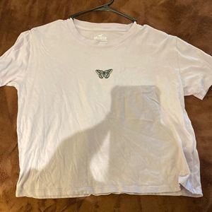 Hollister Short Sleeve Butterfly Top